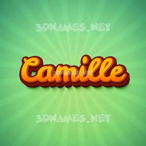 camille in Green Rays style - 3D name wallpaper camille in Green Rays style - 3D name wallpaper
