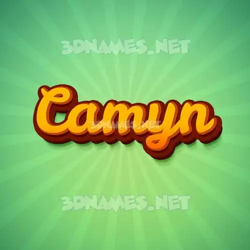 camyn in Green Rays style - 3D name wallpaper camyn in Green Rays style - 3D name wallpaper