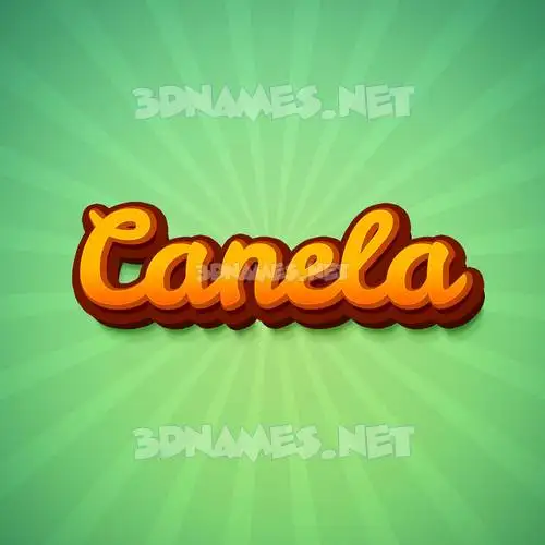 canela in Green Rays style - 3D name wallpaper canela in Green Rays style - 3D name wallpaper