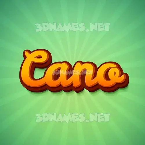 cano in Green Rays style - 3D name wallpaper cano in Green Rays style - 3D name wallpaper