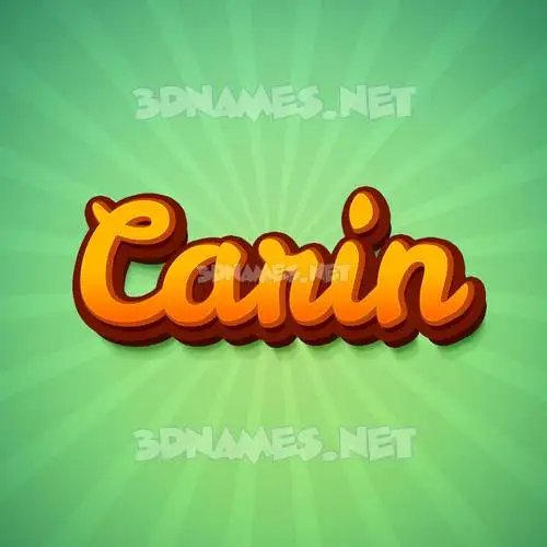 carin in Green Rays style - 3D name wallpaper carin in Green Rays style - 3D name wallpaper