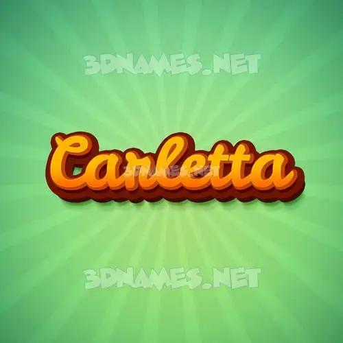 carletta in Green Rays style - 3D name wallpaper carletta in Green Rays style - 3D name wallpaper