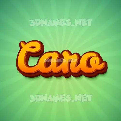 caro in Green Rays style - 3D name wallpaper caro in Green Rays style - 3D name wallpaper