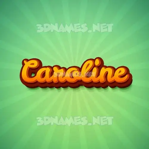 caroline in Green Rays style - 3D name wallpaper caroline in Green Rays style - 3D name wallpaper
