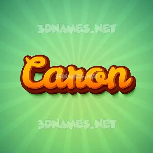 caron in Green Rays style - 3D name wallpaper caron in Green Rays style - 3D name wallpaper