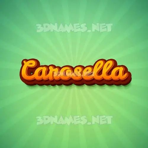 carosella in Green Rays style - 3D name wallpaper carosella in Green Rays style - 3D name wallpaper