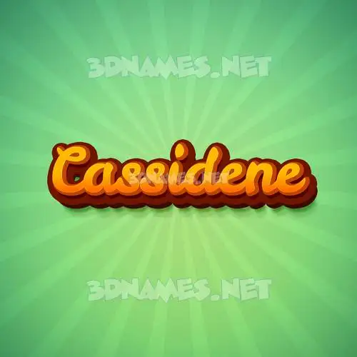 cassidene in Green Rays style - 3D name wallpaper cassidene in Green Rays style - 3D name wallpaper