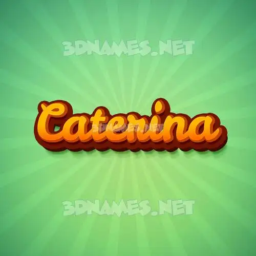 caterina in Green Rays style - 3D name wallpaper caterina in Green Rays style - 3D name wallpaper