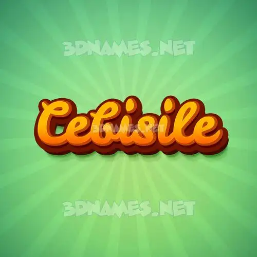 cebisile in Green Rays style - 3D name wallpaper cebisile in Green Rays style - 3D name wallpaper