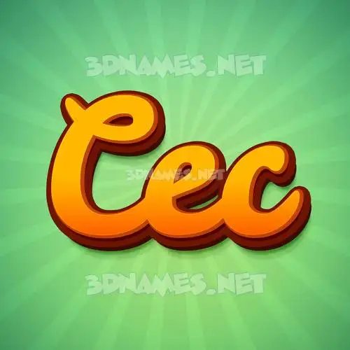 cec in Green Rays style - 3D name wallpaper cec in Green Rays style - 3D name wallpaper