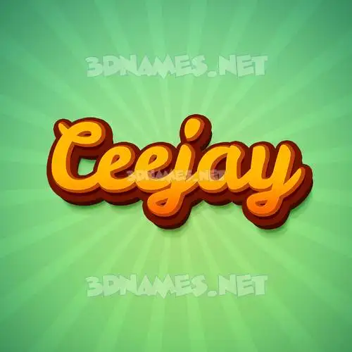 ceejay in Green Rays style - 3D name wallpaper ceejay in Green Rays style - 3D name wallpaper