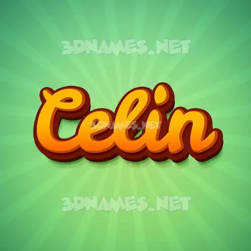celin in Green Rays style - 3D name wallpaper celin in Green Rays style - 3D name wallpaper