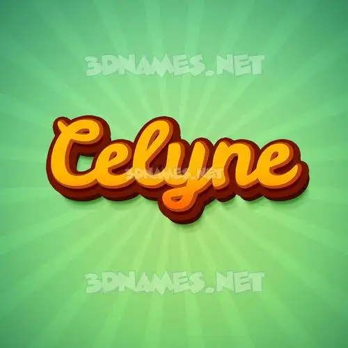 celyne in Green Rays style - 3D name wallpaper celyne in Green Rays style - 3D name wallpaper