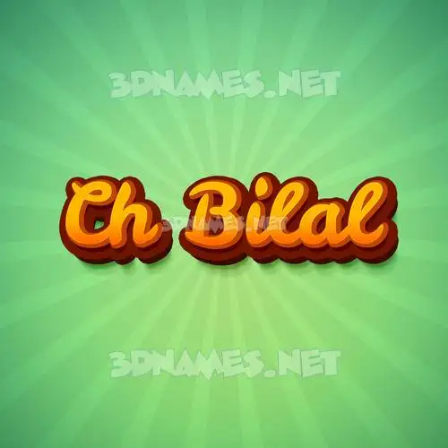 ch bilal in Green Rays style - 3D name wallpaper ch bilal in Green Rays style - 3D name wallpaper