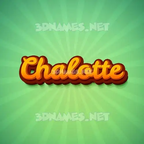 chalotte in Green Rays style - 3D name wallpaper chalotte in Green Rays style - 3D name wallpaper