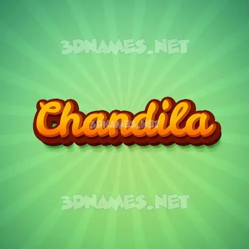 chandila in Green Rays style - 3D name wallpaper chandila in Green Rays style - 3D name wallpaper