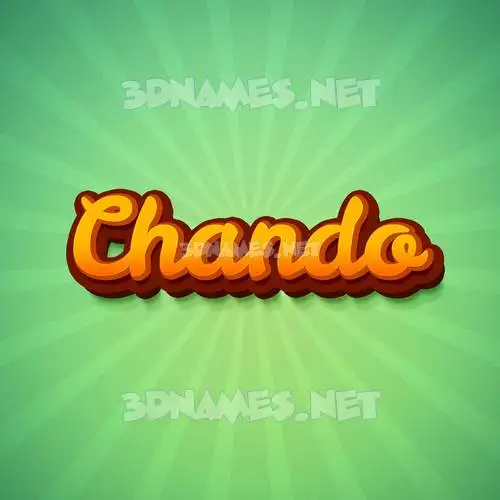 chando in Green Rays style - 3D name wallpaper chando in Green Rays style - 3D name wallpaper