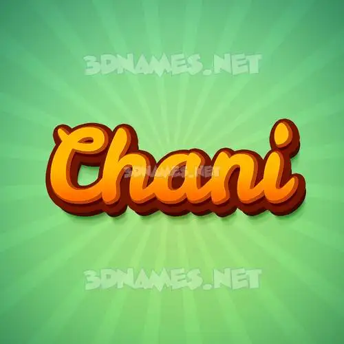 chani in Green Rays style - 3D name wallpaper chani in Green Rays style - 3D name wallpaper