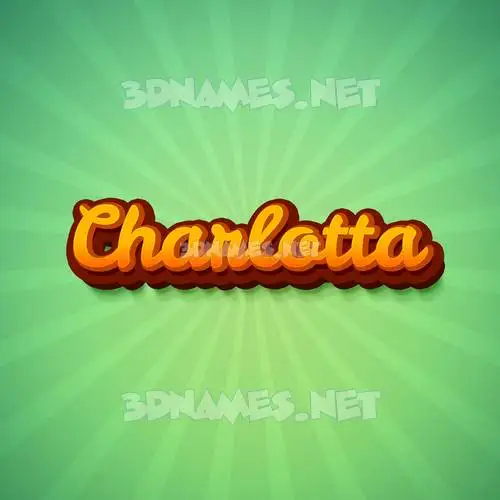 charlotta in Green Rays style - 3D name wallpaper charlotta in Green Rays style - 3D name wallpaper
