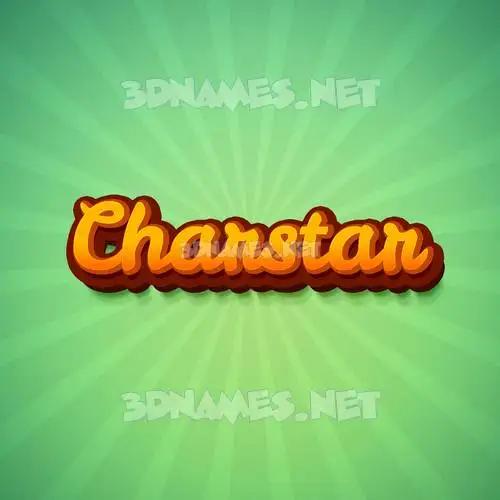 charstar in Green Rays style - 3D name wallpaper charstar in Green Rays style - 3D name wallpaper
