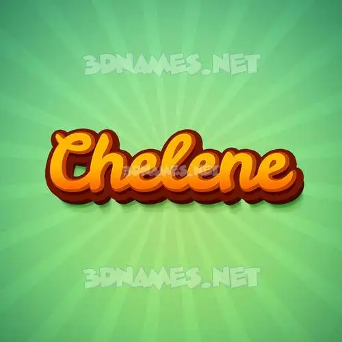 chelene in Green Rays style - 3D name wallpaper chelene in Green Rays style - 3D name wallpaper