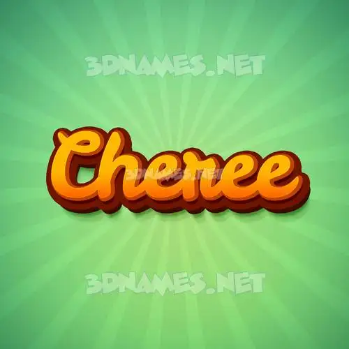 cheree in Green Rays style - 3D name wallpaper cheree in Green Rays style - 3D name wallpaper