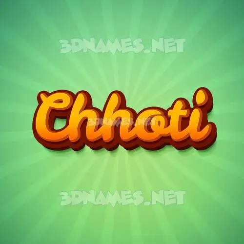 chhoti in Green Rays style - 3D name wallpaper chhoti in Green Rays style - 3D name wallpaper