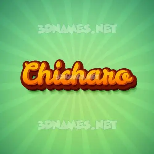 chicharo in Green Rays style - 3D name wallpaper chicharo in Green Rays style - 3D name wallpaper