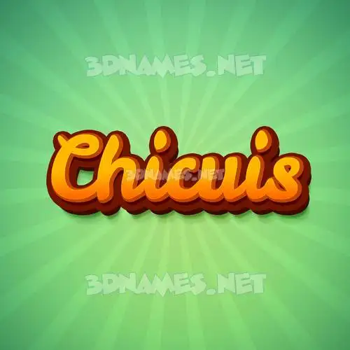 chicuis in Green Rays style - 3D name wallpaper chicuis in Green Rays style - 3D name wallpaper