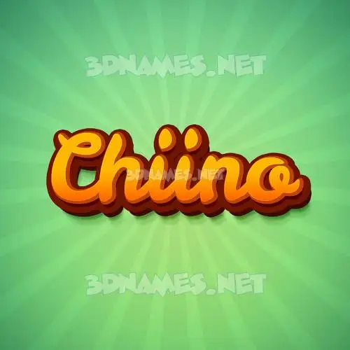 chiino in Green Rays style - 3D name wallpaper chiino in Green Rays style - 3D name wallpaper