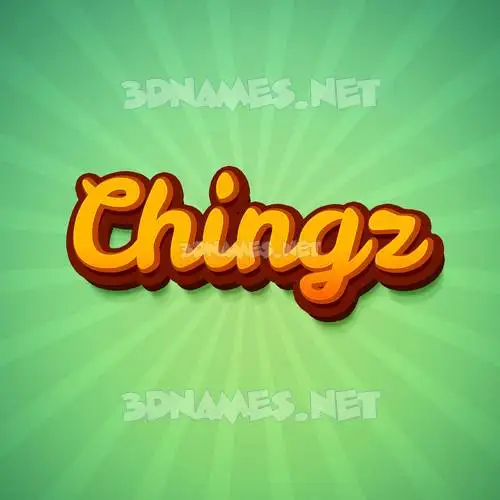 chingz in Green Rays style - 3D name wallpaper chingz in Green Rays style - 3D name wallpaper