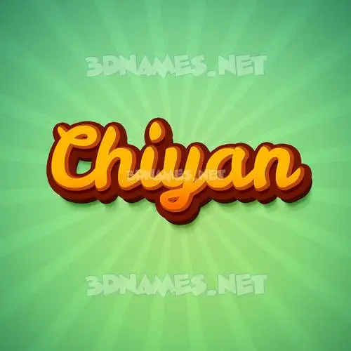 chiyan in Green Rays style - 3D name wallpaper chiyan in Green Rays style - 3D name wallpaper