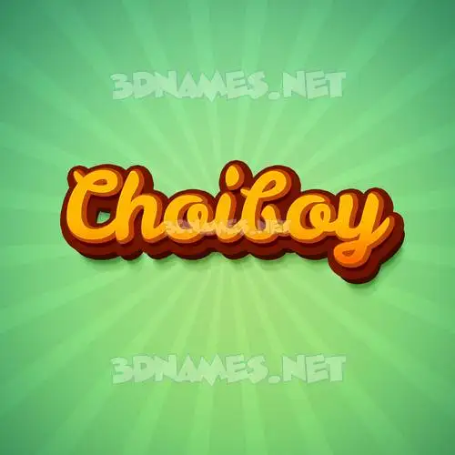 choiboy in Green Rays style - 3D name wallpaper choiboy in Green Rays style - 3D name wallpaper