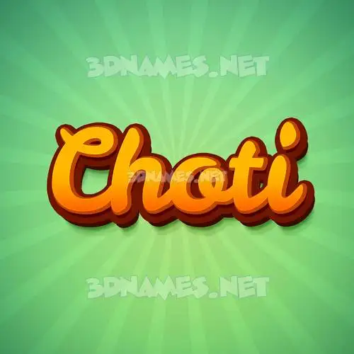 choti in Green Rays style - 3D name wallpaper choti in Green Rays style - 3D name wallpaper