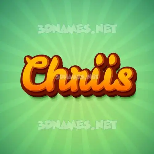 chriis in Green Rays style - 3D name wallpaper chriis in Green Rays style - 3D name wallpaper