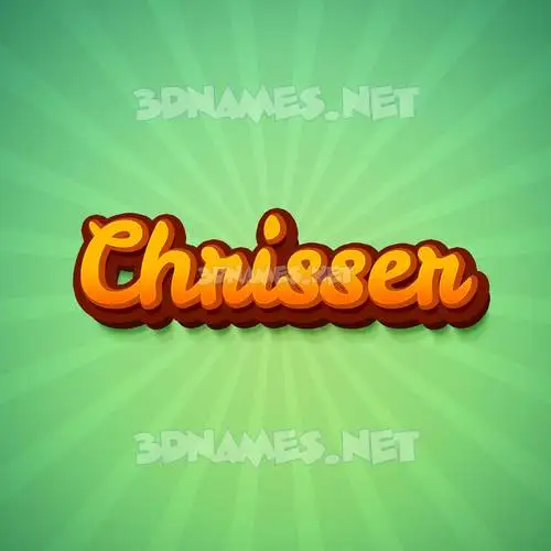 chrisser in Green Rays style - 3D name wallpaper chrisser in Green Rays style - 3D name wallpaper