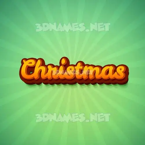 christmas in Green Rays style - 3D name wallpaper christmas in Green Rays style - 3D name wallpaper