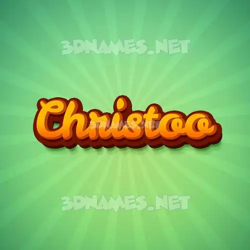 christoo in Green Rays style - 3D name wallpaper christoo in Green Rays style - 3D name wallpaper