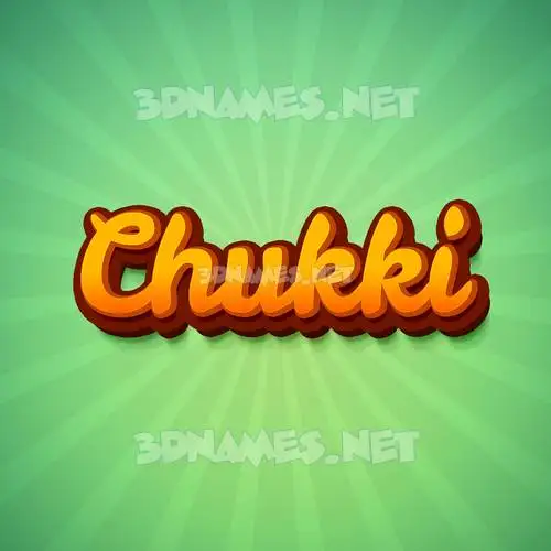 chukki in Green Rays style - 3D name wallpaper chukki in Green Rays style - 3D name wallpaper