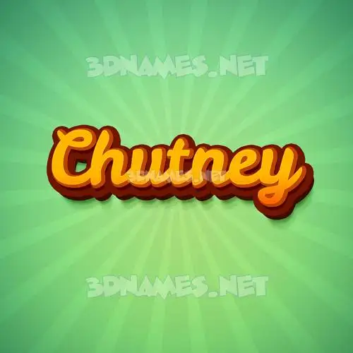 chutney in Green Rays style - 3D name wallpaper chutney in Green Rays style - 3D name wallpaper