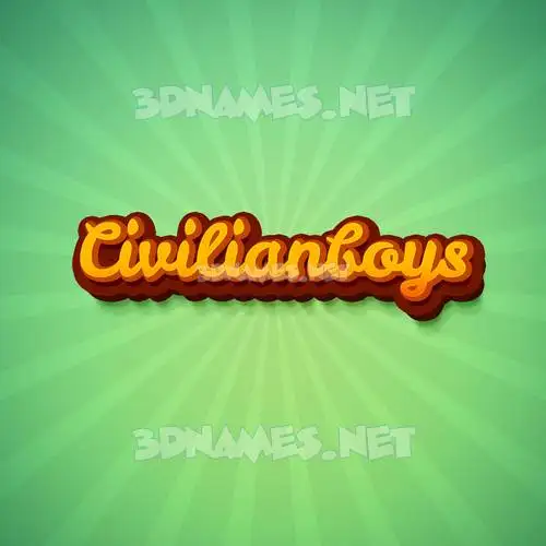 civilianboys in Green Rays style - 3D name wallpaper civilianboys in Green Rays style - 3D name wallpaper