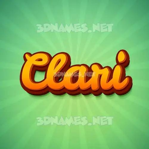 clari in Green Rays style - 3D name wallpaper clari in Green Rays style - 3D name wallpaper