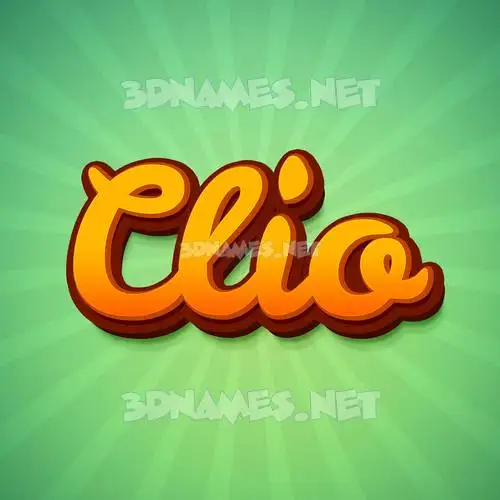 clio in Green Rays style - 3D name wallpaper clio in Green Rays style - 3D name wallpaper
