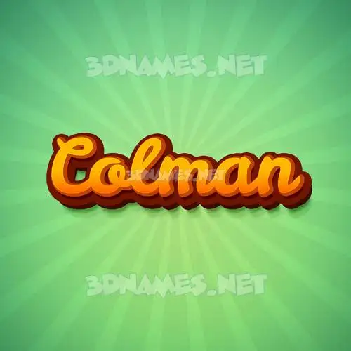 colman in Green Rays style - 3D name wallpaper colman in Green Rays style - 3D name wallpaper