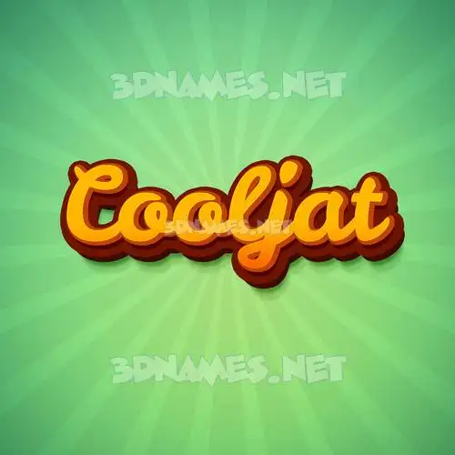 cooljat in Green Rays style - 3D name wallpaper cooljat in Green Rays style - 3D name wallpaper