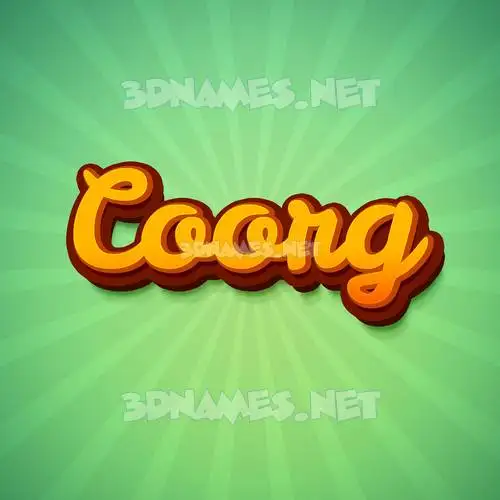 coorg in Green Rays style - 3D name wallpaper coorg in Green Rays style - 3D name wallpaper
