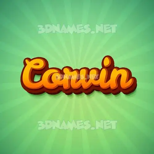 corvin in Green Rays style - 3D name wallpaper corvin in Green Rays style - 3D name wallpaper
