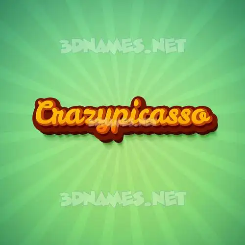 crazypicasso in Green Rays style - 3D name wallpaper crazypicasso in Green Rays style - 3D name wallpaper