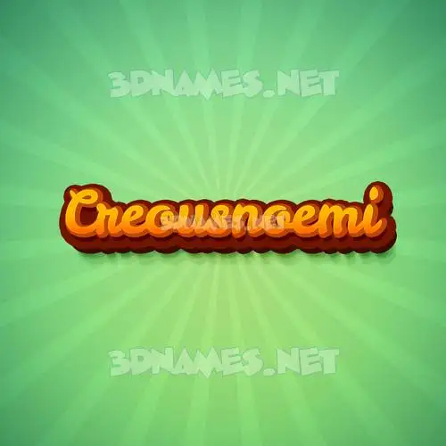 creousnoemi in Green Rays style - 3D name wallpaper creousnoemi in Green Rays style - 3D name wallpaper