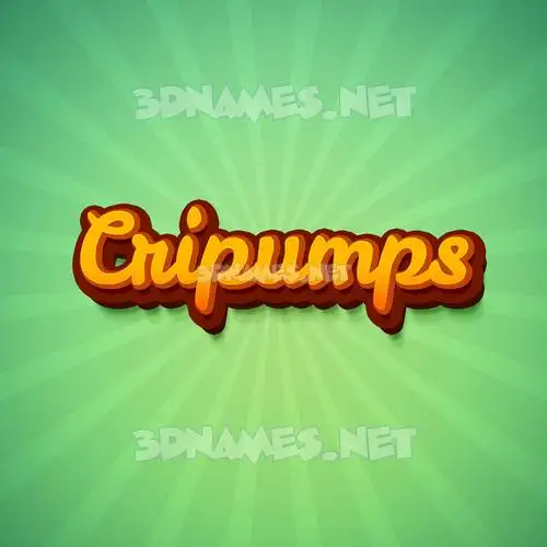 cripumps in Green Rays style - 3D name wallpaper cripumps in Green Rays style - 3D name wallpaper